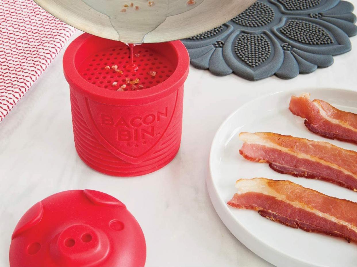 Bacon Bin Silicone Grease Container