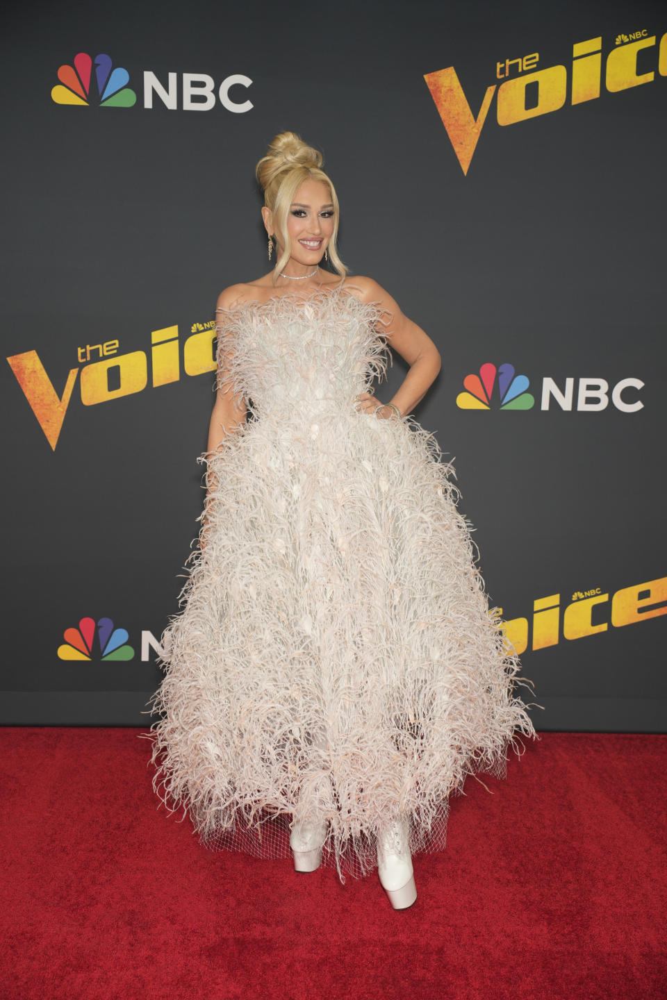 THE VOICE -- "Live Finale, Part 1" Episode 	2422A -- Pictured: Gwen Stefani -- (Photo by: Casey Durkin/NBC via Getty Images)