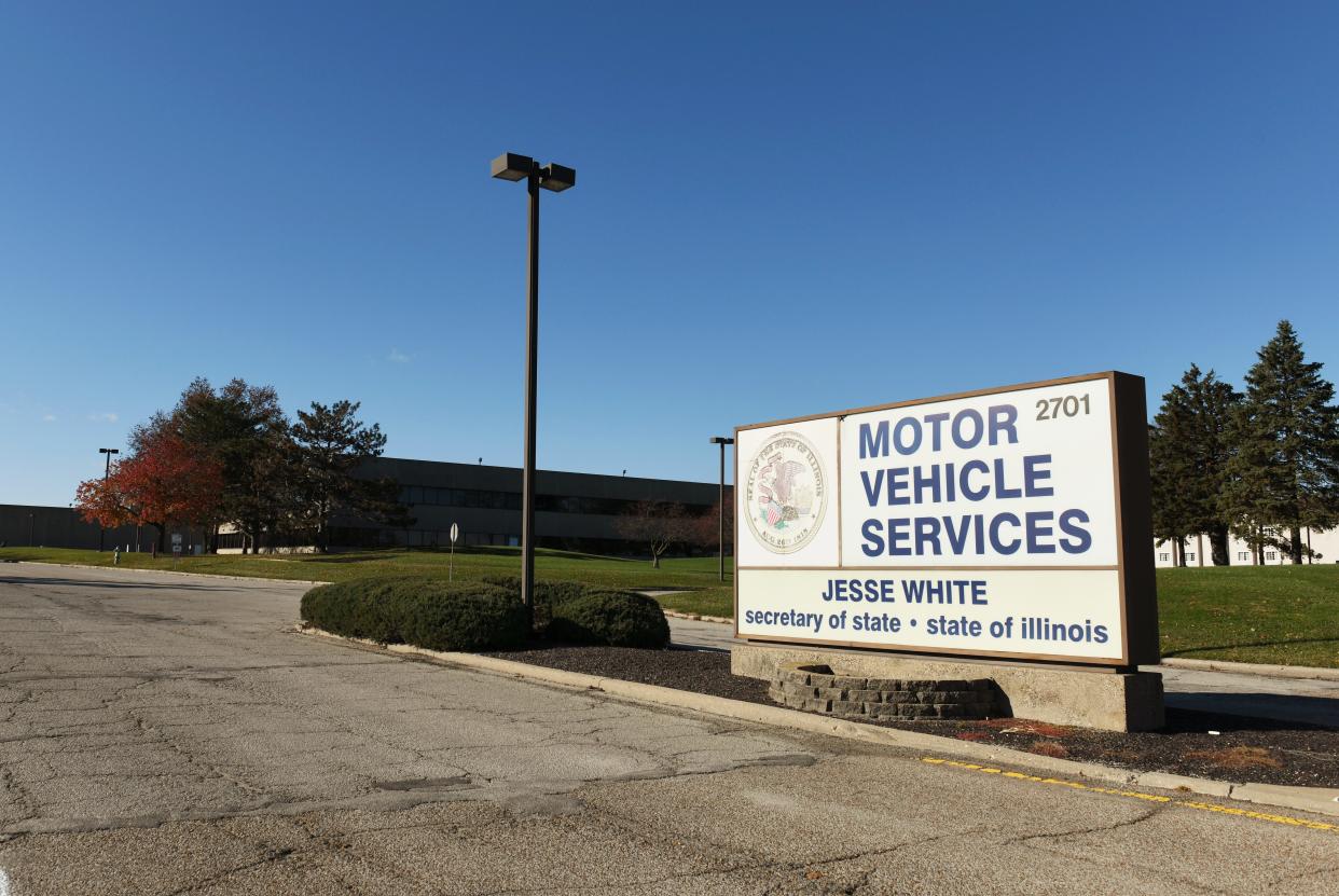 Illinois Secretary of State driver services facility at 2701 S. Dirksen Parkway in Springfield