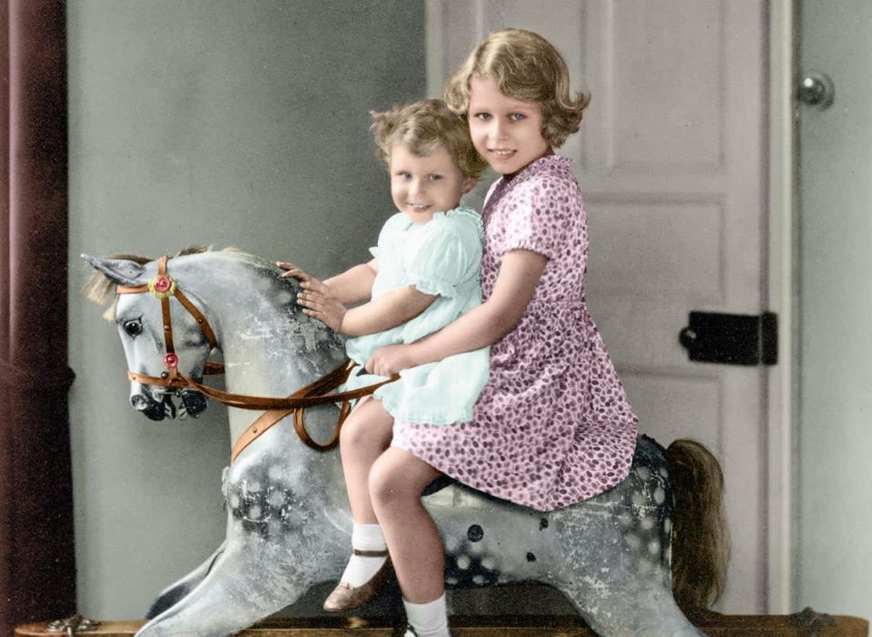 Princess Elizabeth and Margaret, 1932 (Royal Collection Trust)