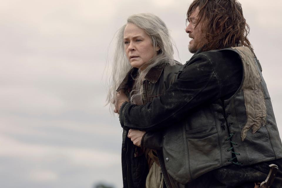 Fan favorites Carol Peletier (Melissa McBride), left, and Daryl Dixon (Norman Reedus) will get their own spinoff series after AMC's 'The Walking Dead' ends its 11-season run in 2022.