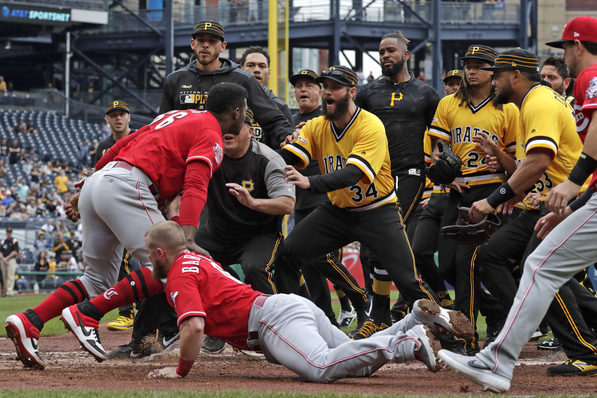 Yasiel Puig is ejected and traded in same inning as Reds and Pirates brawl, Cincinnati Reds