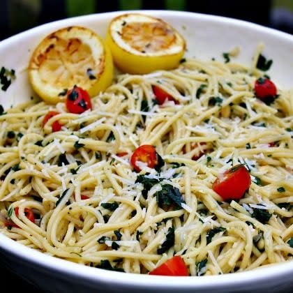 Garlic Lemon Kale Pasta