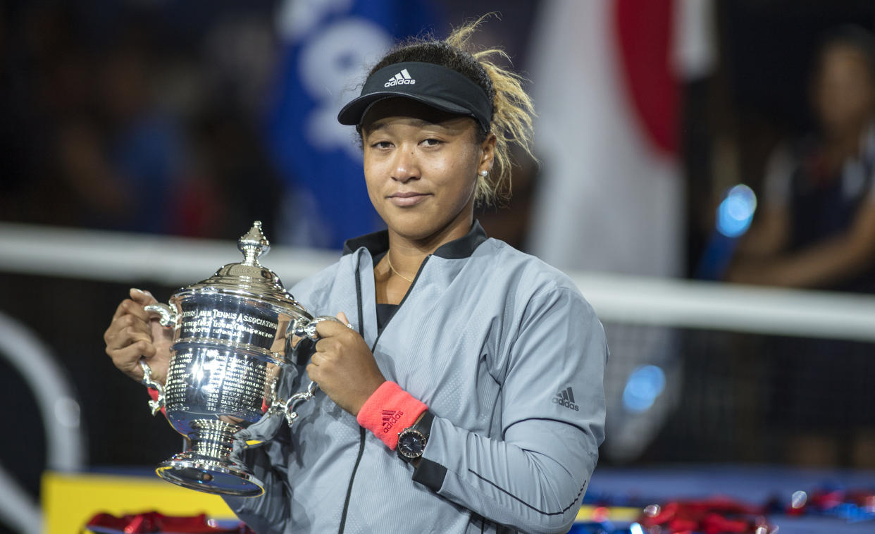 Naomi Osaka is happy she won her first ever Grand Slam at the 2018 U.S. Open, but the memory itself is a little more complicated. (Getty Images)