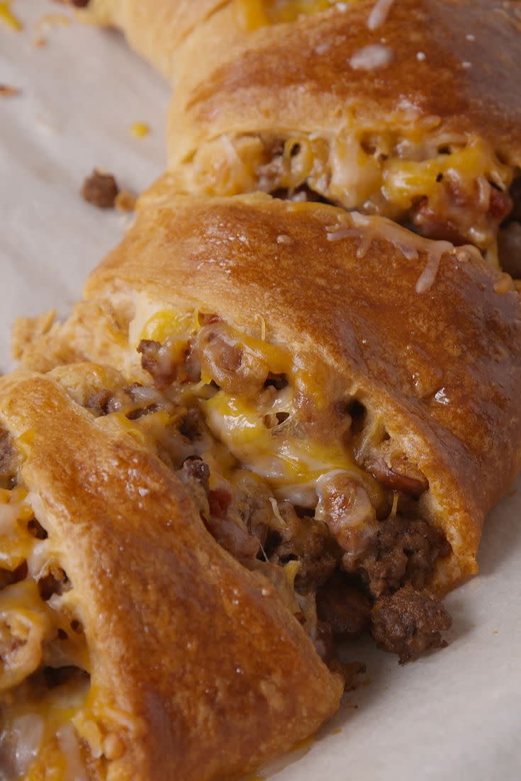 Frito Pie Crescent Roll Ring