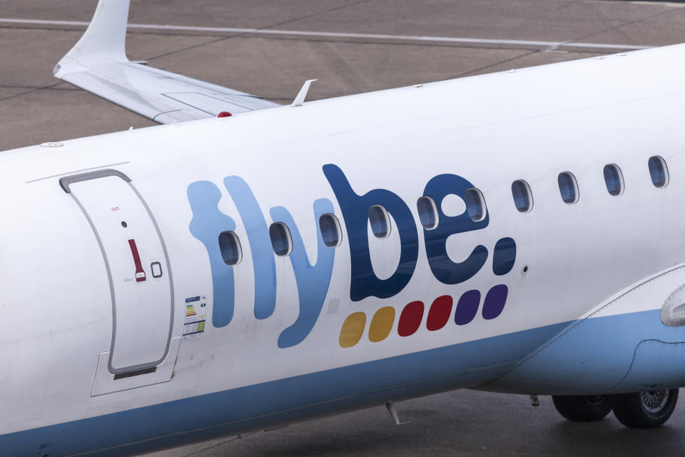 Flugzeug der Fluggesellschaft Flybe in Berlin Tegel am 27.10.2017   (Photo by Bildquelle/ullstein bild via Getty Images)