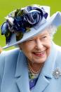 <p> The Queen looked in full bloom on day one of Royal Ascot in 2019, wearing a delightful blue hat to coordinate with her coat and floral dress. </p>
