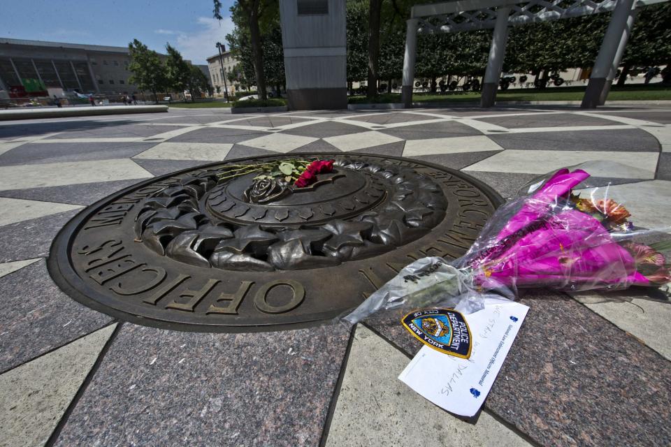 The National Law Enforcement Officers Memorial in Washington, D.C., in 2016.