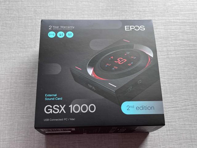 EPOS GSX 1000 2nd 開箱實測心得，為電競玩家量身打造的超級音效卡