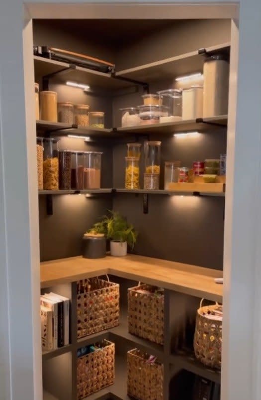 Organized kitchen pantries are all the rage on TikTok in 2021. 