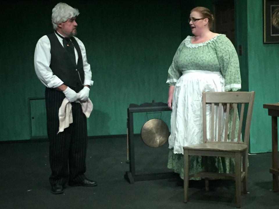 John Moser and Kristy Hergatt have two of the lead roles in "The Magician's Nephew," being offered the next two weekends at the Mansfield Playhouse.