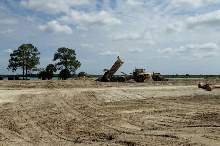 Bulldozers are still a common sight at Babcock Ranch in Florida, and vast empty spaces remain, but builders are hard at work erecting an eco-friendly city of the future