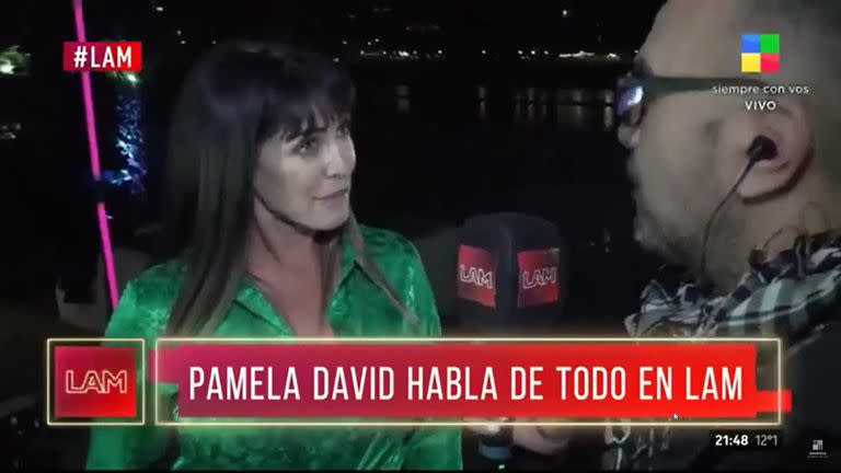 Pamela David habló sobre la salida de Viviana Canosa de A24