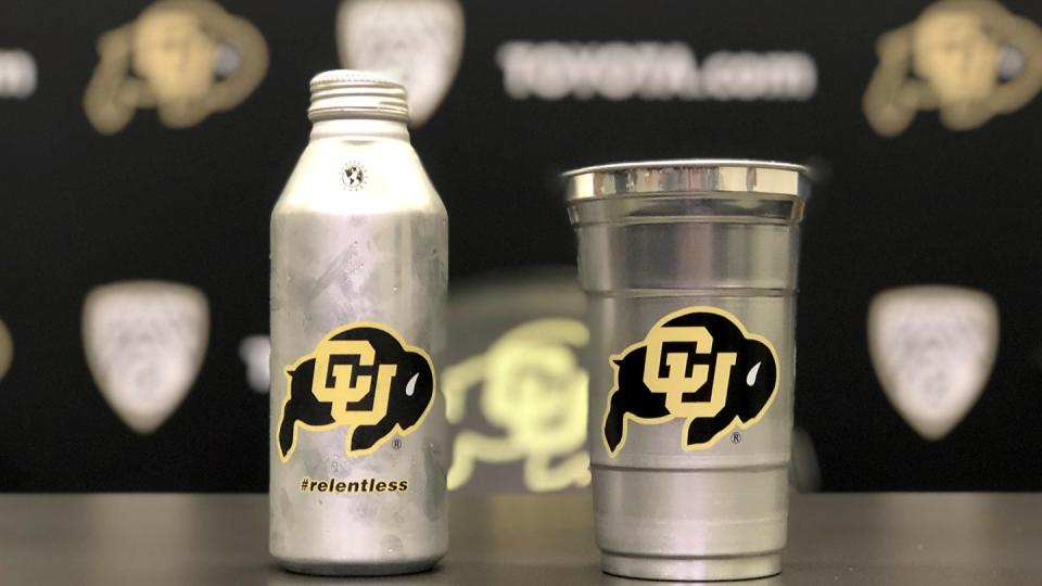 Beer drinkers at CU football games won't have plastic cups this season. (Colorado athletics)