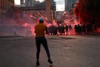 Anti-government protests after Beirut blast