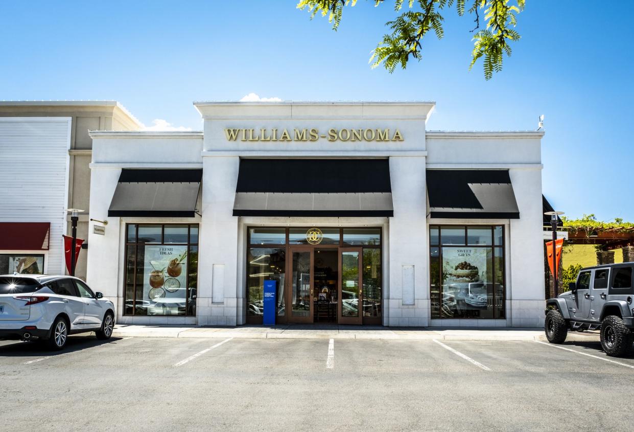 Reno, NV USA - May 13, 2021: The Williams-Sonoma store at The Summit shopping center in South Reno.