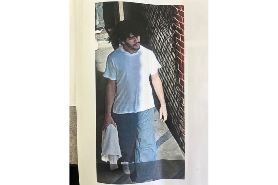 This photo provided by the Chester County, Pa., District Attorney's Office shows escaped prisoner Danelo Cavalcante. Cavalcante, who was recently convicted of fatally stabbing his girlfriend, escaped Thursday, Aug. 31, 2023, from a suburban Philadelphia prison and prosecutors say he is also wanted in his native Brazil in a separate slaying. (Chester County District Attorney's Office via AP)