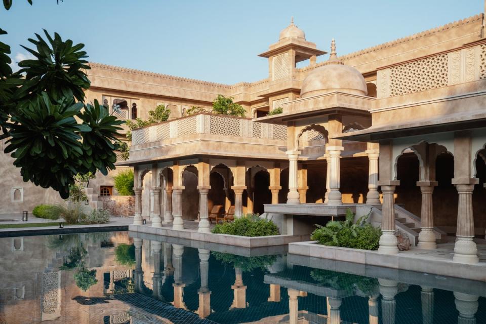 Poolside at Six Senses  Fort Barwara (Six Senses  Fort Barwara)