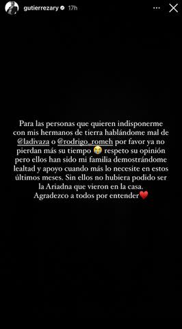 <p>Instagram Ariadna Gutierrez</p>