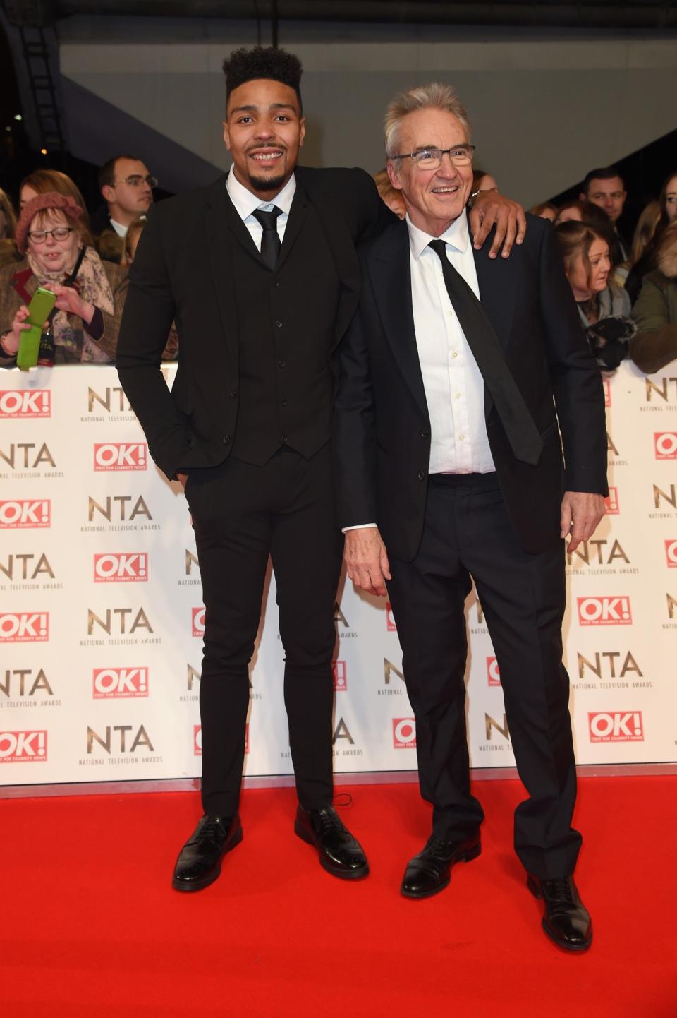 Jordan Banjo and Larry Lamb