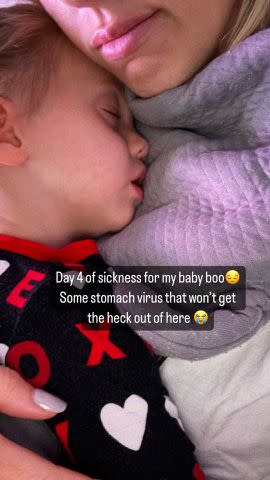 <p>Brittany Mahomes/Instagram</p> Brittany Mahomes with her daughter Sterling