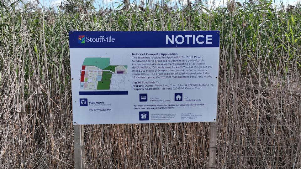 Companies tied to Berardino Quinto, co-owner of Orca Equity, are in the process of building a new subdivision near the land in Whitchurch-Stouffville that was removed from the Greenbelt.