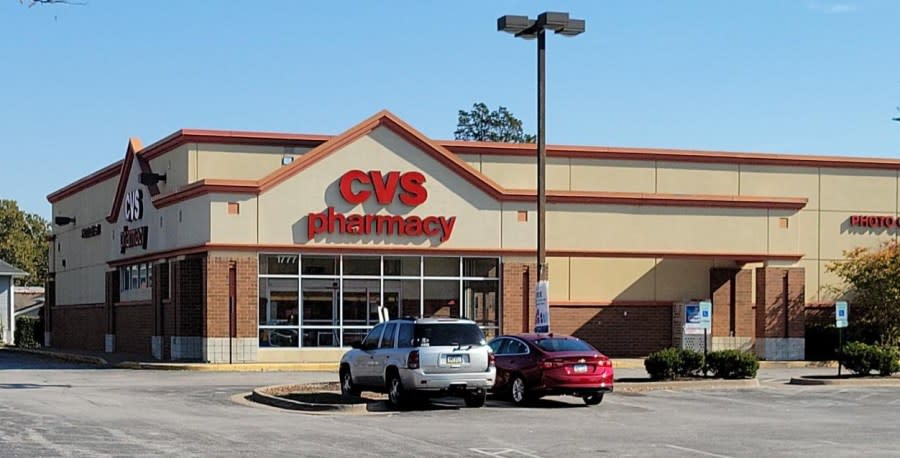 CVS at Locust and Division in Davenport on October 23, 2023. (Bryan Bobb, OurQuadCities.com