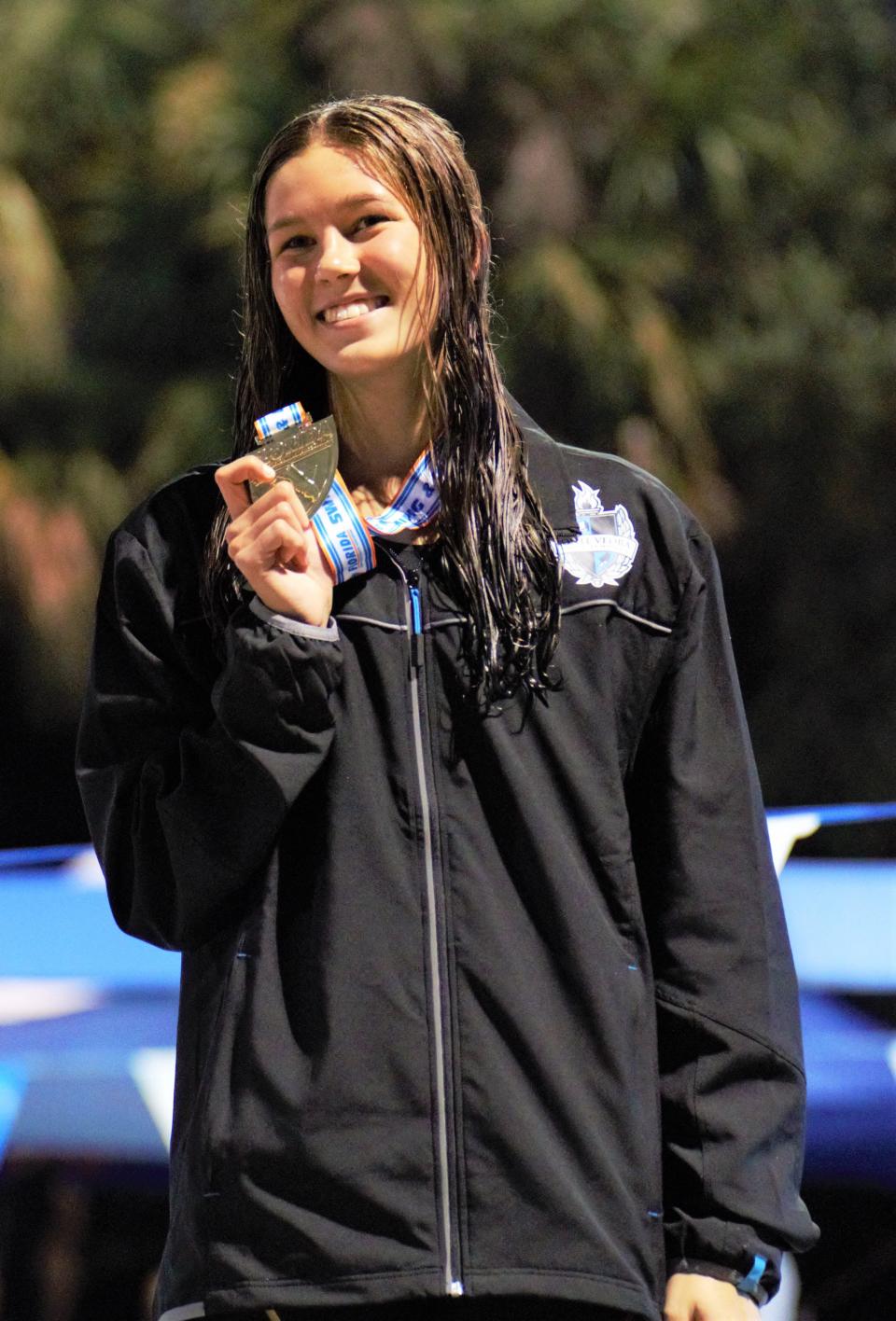 Ponte Vedra's Penny Zarczynski enters the Class 3A swimming championships as defending champion in the girls 100 free.