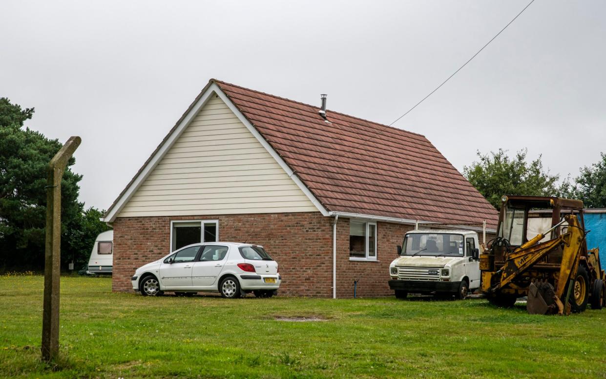 Peter Dick built his chalet bungalow in West Parley, Dorset, in 2010