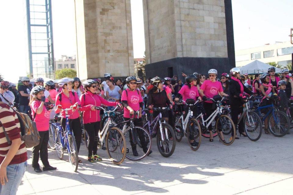 Ciudad de México / Imagen cortesía Alejandro Mellado / Mujeres en Bici 