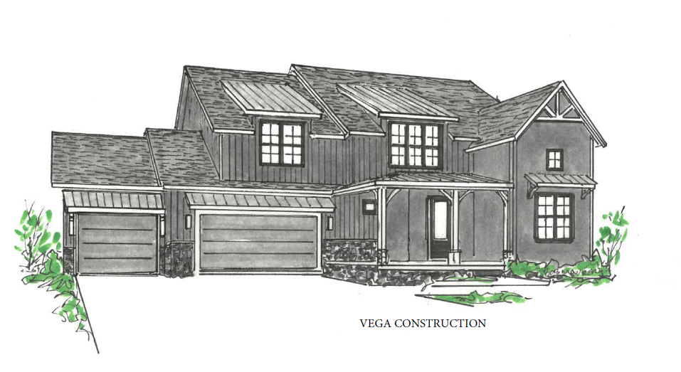 House No. 6 in the 2023 Parade of Homes was built by Vega Construction. The 2,800-square-foot upscale farmhouse style home features three bedrooms and 2.5 bathrooms across two floors.