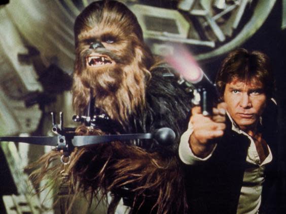 The first Star Wars movie hit US cinemas in 1977 (Rex)