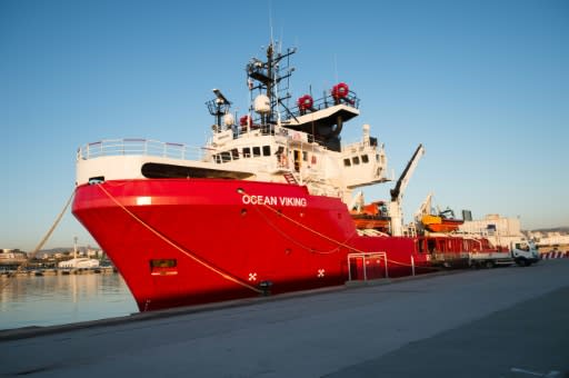 The Ocean Viking is currently undergoing maintenance and repair work in Marseilles before it sets again on a new rescue mission