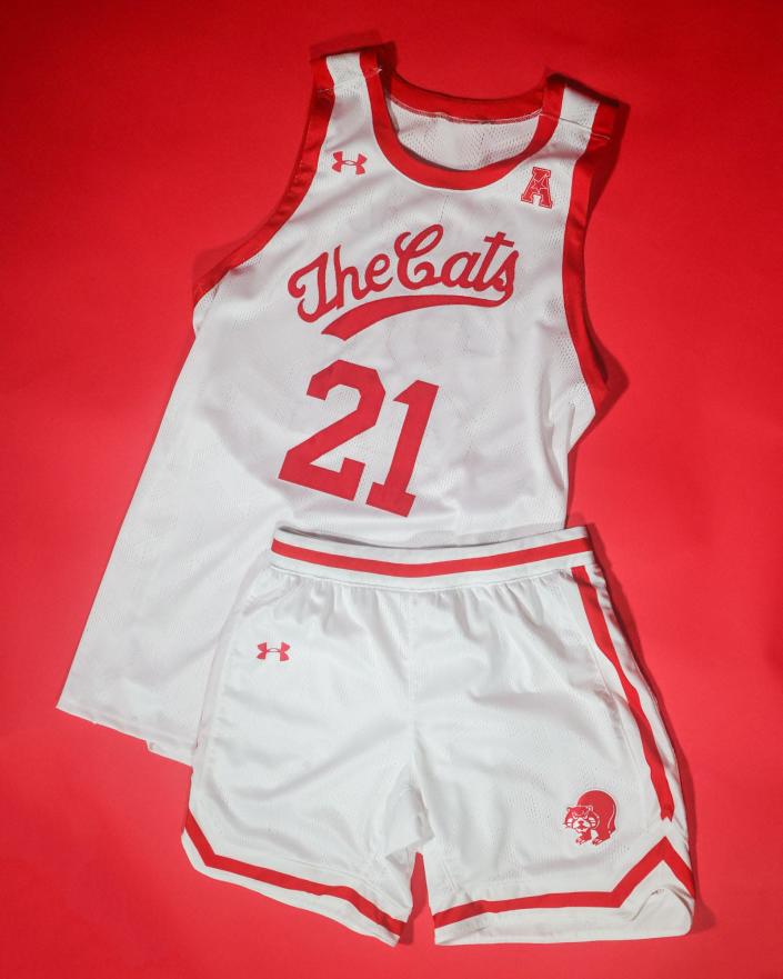 The Bearcats will wear throwback-style uniforms reminiscent of the program&#39;s 1970s era for games Feb. 3 and Feb. 26.