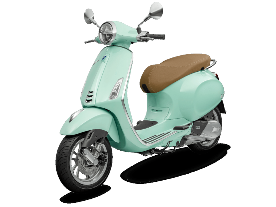 Vespa Primavera 150 i-get ABS「Verde Relax薄荷綠」。