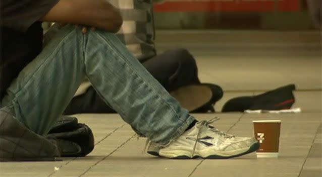 Councillors in Fremantle have launched a crackdown on begging. Photo: 7 News