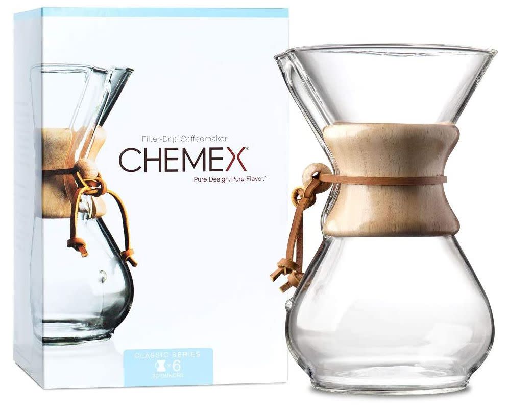 Chemex Pour-Over Glass Coffee Maker