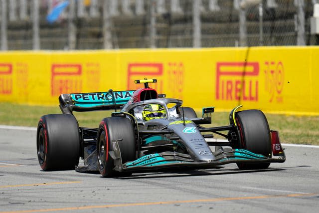 Lewis Hamilton crossed the line in fifth following a fine comeback drive