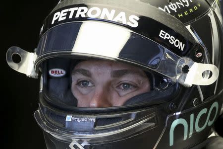 Formula One F1 - U.S. Grand Prix - Circuit of the Americas, Austin, Texas, U.S., 21/10/16. Mercedes' Nico Rosberg of Germany preparing for the first practice session. REUTERS/Adrees Latif