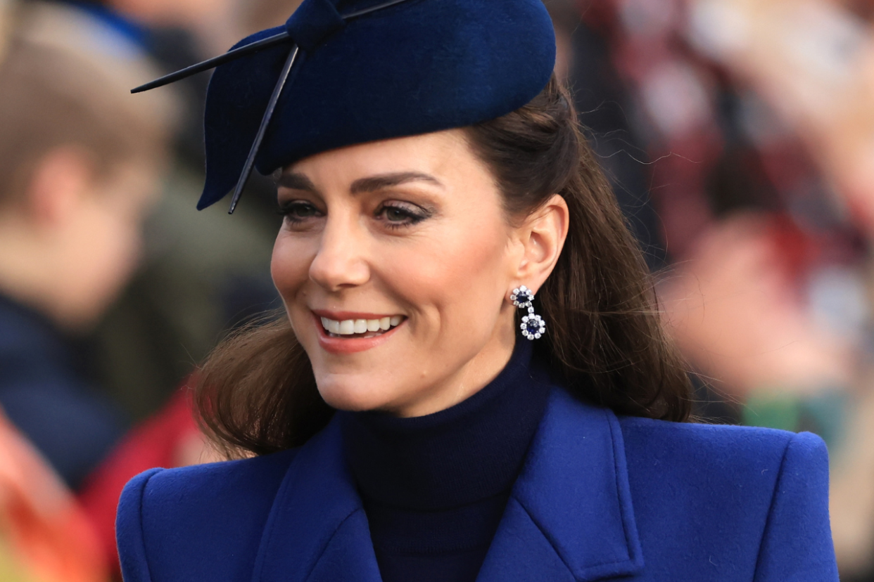 Kate Middleton's last public appearance was on Dec. 25 during the Christmas Morning Service at Sandringham Church. (Photo by Stephen Pond/Getty Images)