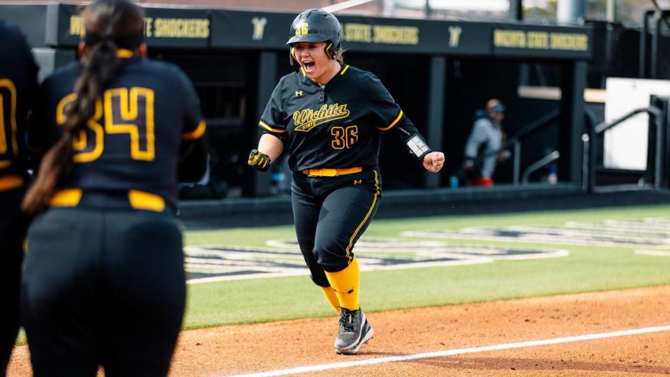 CC Wong has enjoyed a breakout senior season with the Wichita State softball team, the next step in her journey from Canada. GoShockers.com/Courtesy