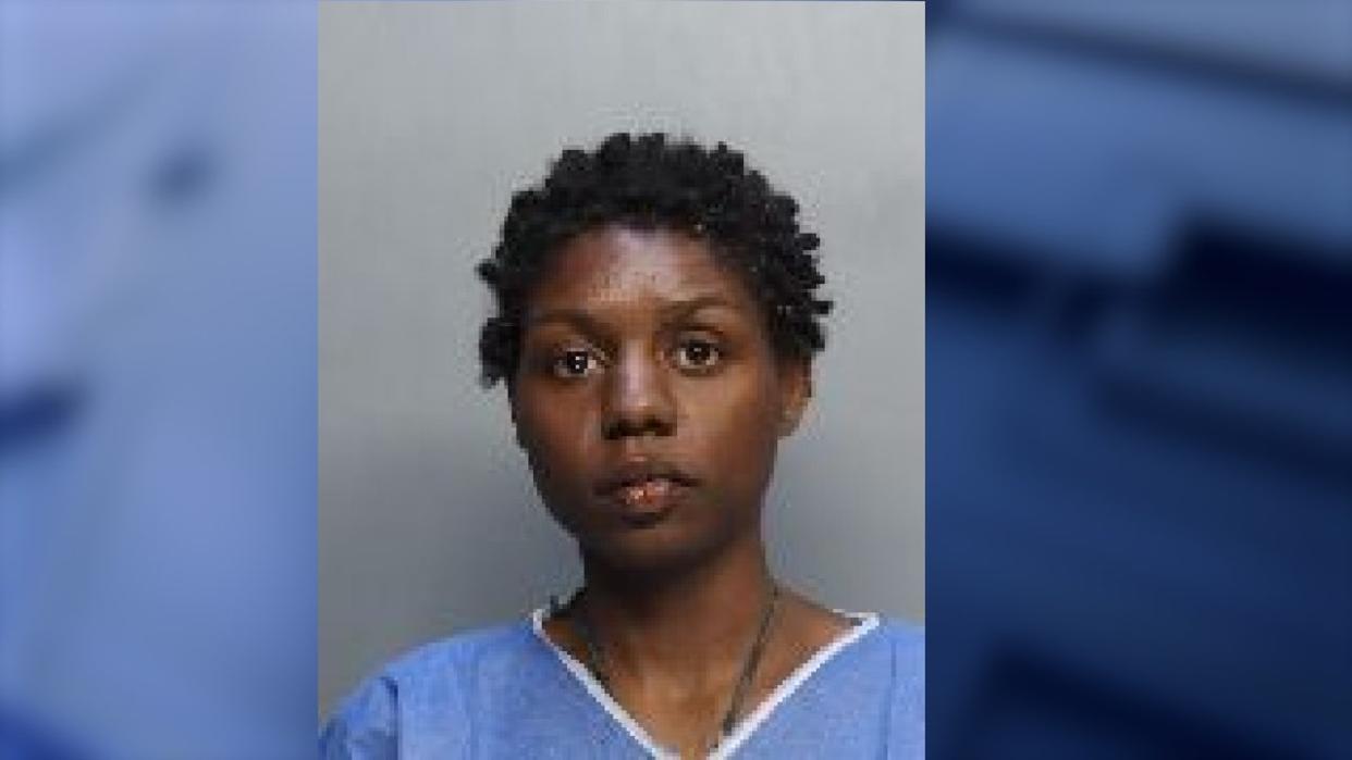 <div>Booking photo of Melina Logan (Credit: Miami-Dade Police Department)</div>