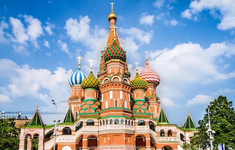 St Basil's Cathedral - Credit: Getty