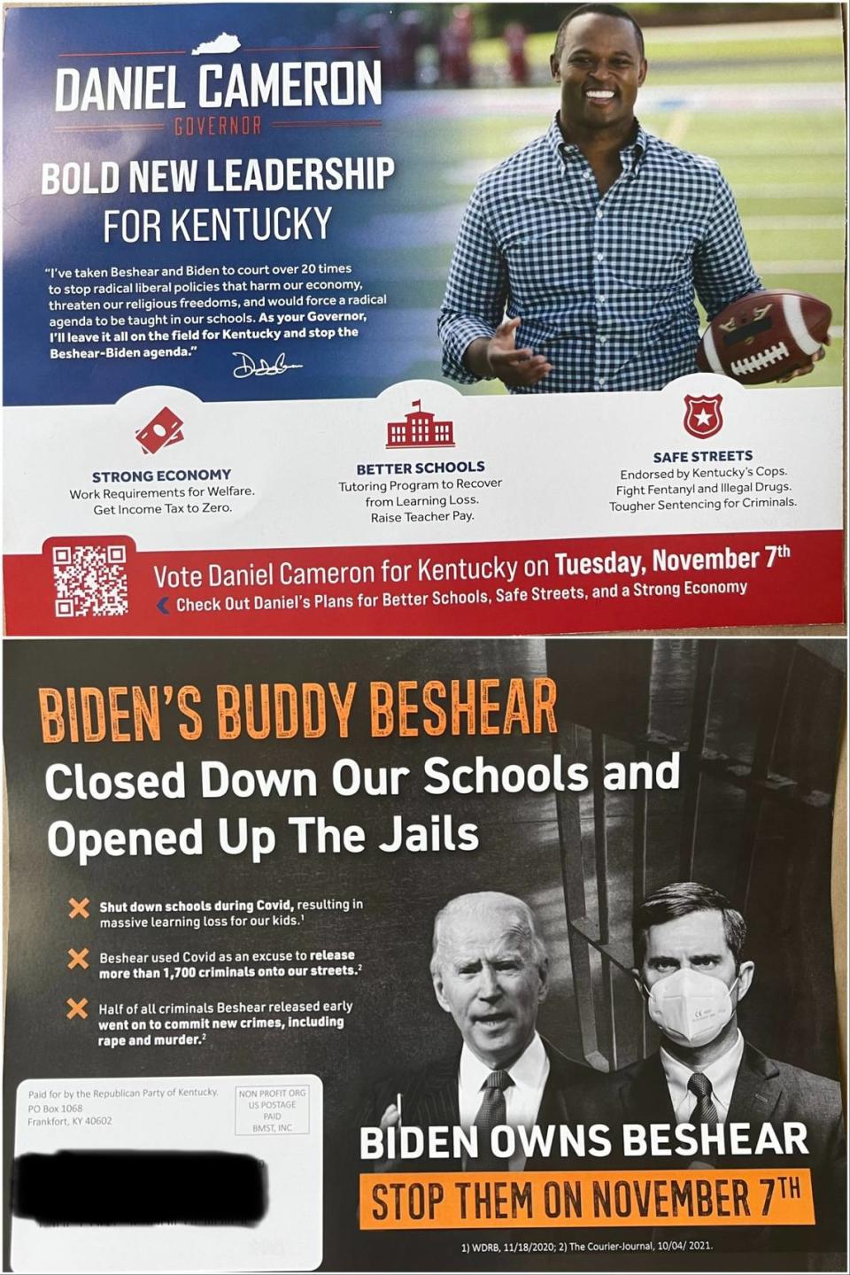 A mailer from the Republican Party of Kentucky