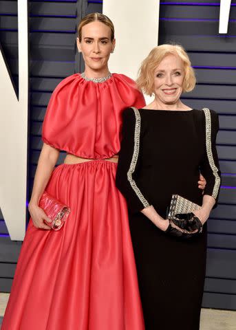 Axelle/Bauer-Griffin/FilmMagic Sarah Paulson and Holland Taylor at the 2019 'Vanity Fair' Oscar party