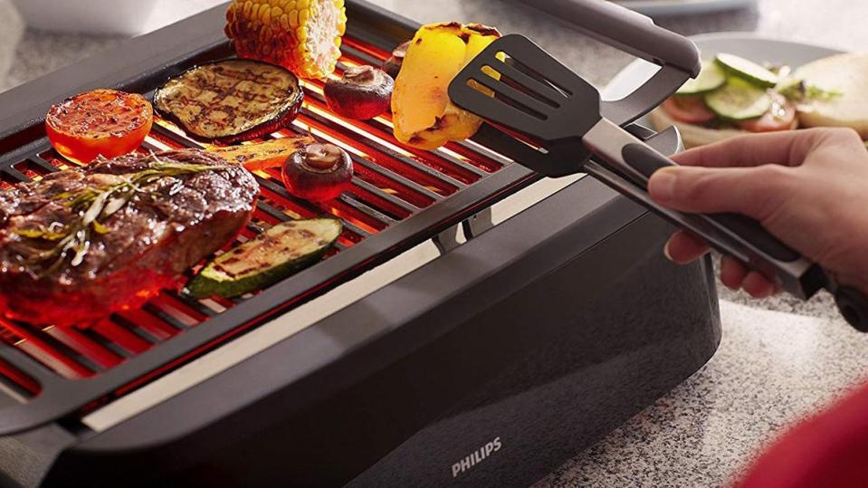 The Philips lets you grill year-round.