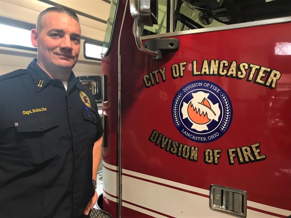 Lancaster Fire Department Capt. Slade Schultz is a third-generation firefighter whose daughter recently graduated for the fire academy.