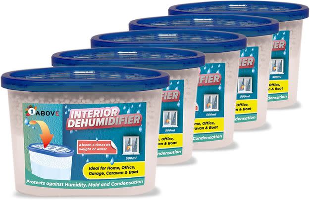 Banish your home’s moisture and condensation with this pack of five dehumidifiers and save 47%