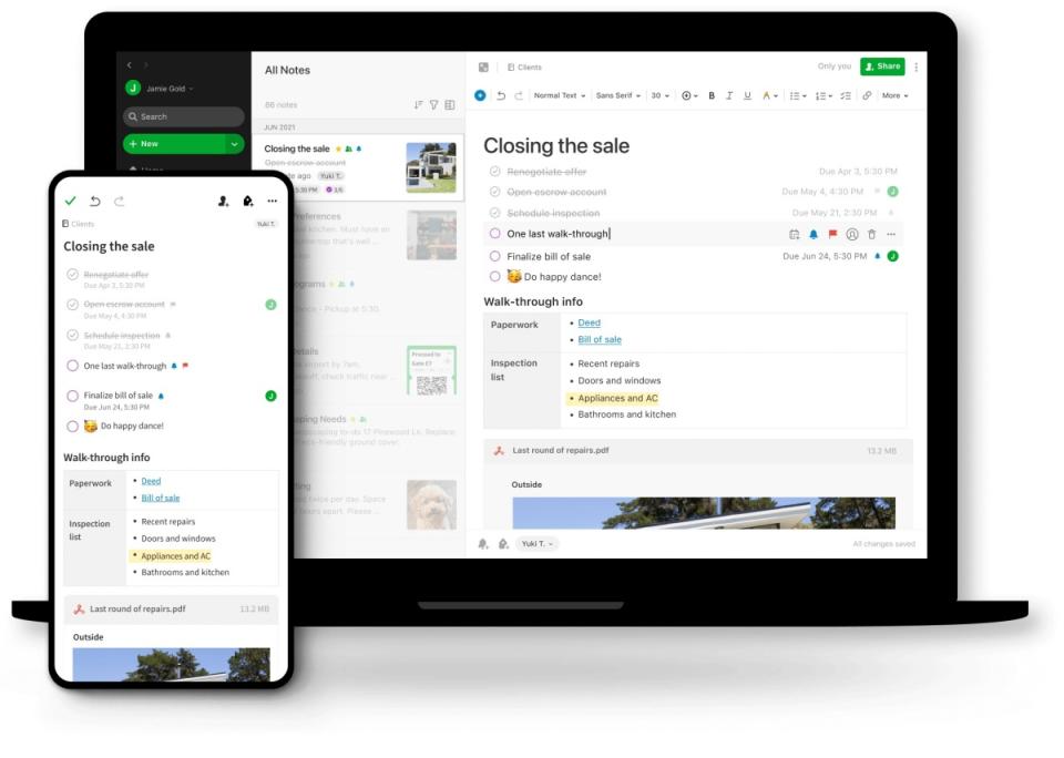 Evernote由義大利開發商Bending Spoons出資收購，預計明年年初完成交易