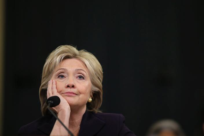 Hillary Clinton testifies before the House's committee investigating Benghazi.